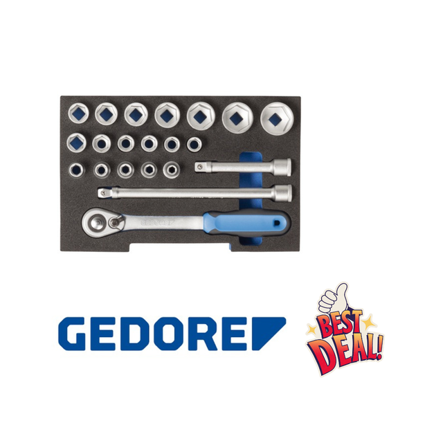  Steckschlüssel-Satz 1/2" in 1/2 L-BOXX 136 Modul 21-teilig 1100 CT1-19 