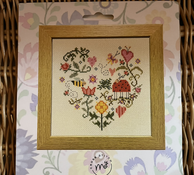 Bee in Love Counted Cross Stitch Kit