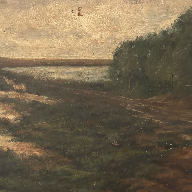 la magnifique huile sur plaque