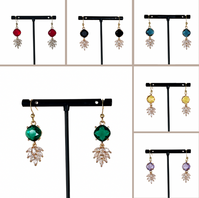 Cocktail party earrings