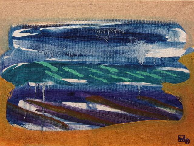 Nad morzem I, 30x40 alkid płótno