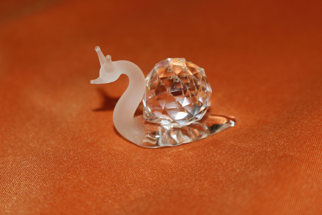 Kristallfigur Schnecke