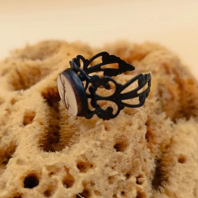 Bague ajustable en érable 