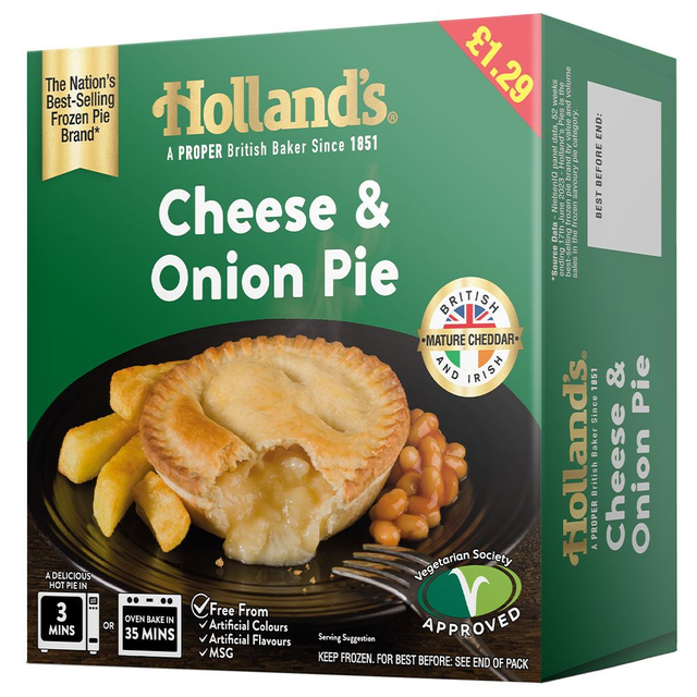 Holland's Cheese &amp; Onion Pie 173g SINGLE