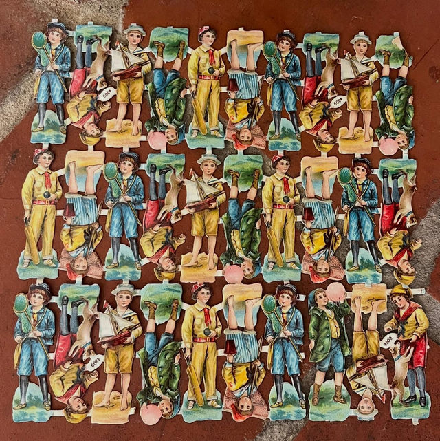 Set of 30 Victorian Scraps/ Die-Cut Reliefs