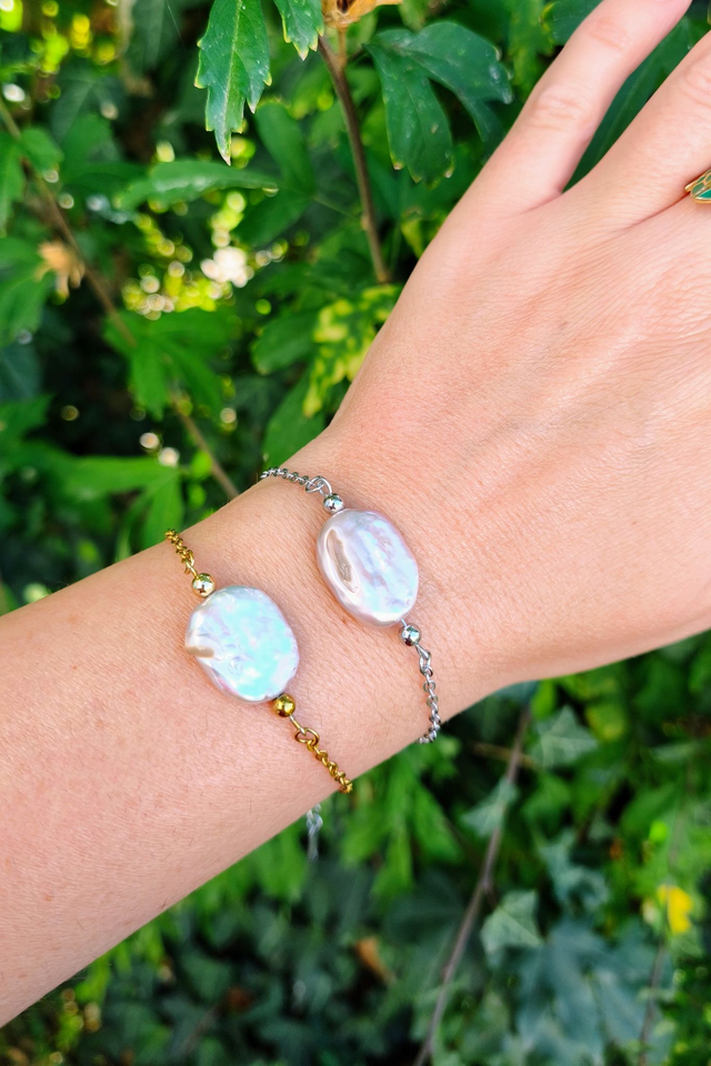 Bracelet Chaîne Perle d'eau douce