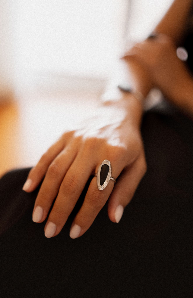 Ring with Polymer Clay ~ Louis