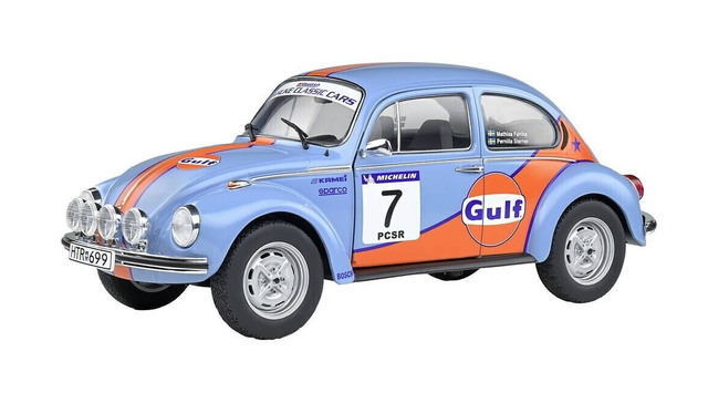 VW Beetle 1303 Rallye Colds Balls 2019 "GULF" Solido 1:18