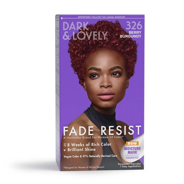  Dark & Lovely - Fade Resist Berry  Burgundy Hair Colour 326