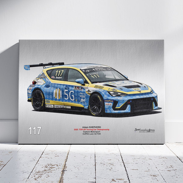 C250906 Cupra Leon VZ TCR UK 2025 Capture Motorsport Adam Shepherd #117 