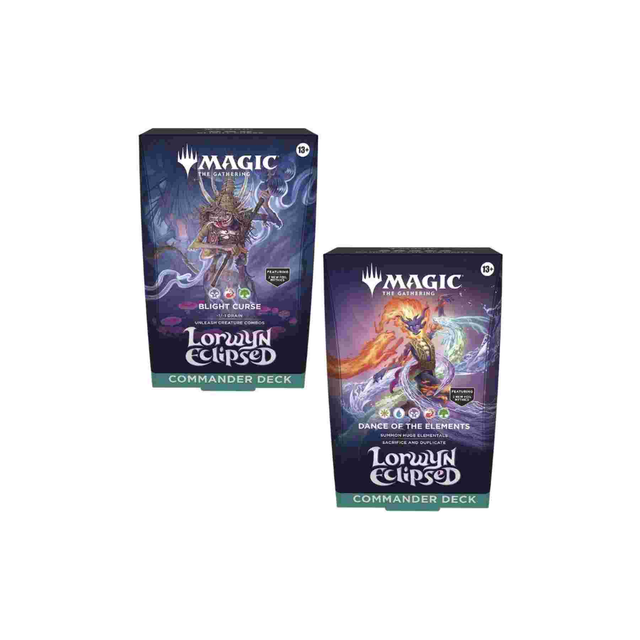 Lorwyn Eclipsed 2 Commander Deck Set "Blight Curse" + "Dance of the Elements" English - Magic 