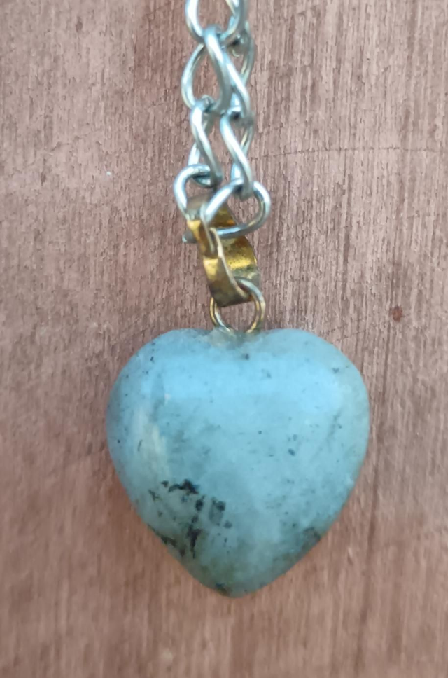 Cœur labradorite (pendentif) 