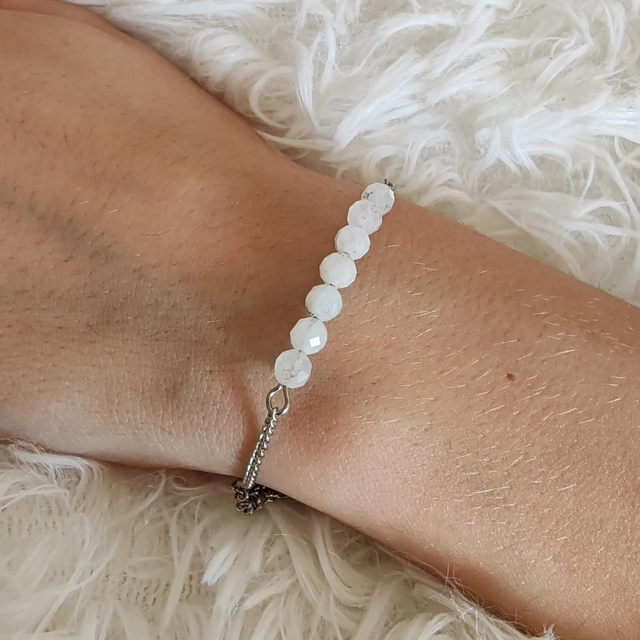 Bracelet Collection élégance Pierre de lune 