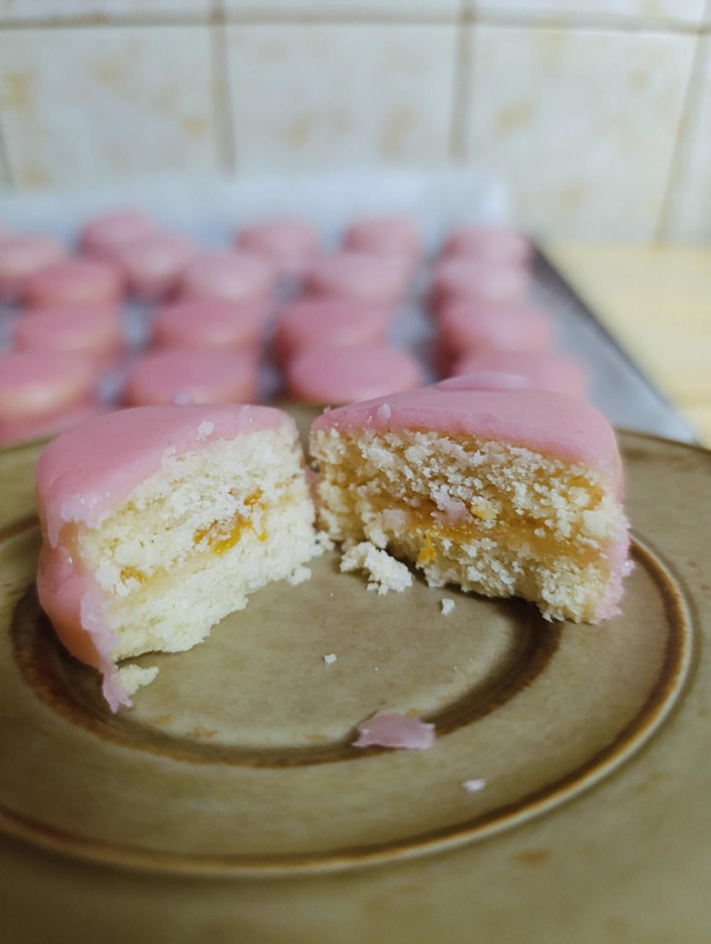Napolitaines Framboise &amp; Prune jaune (sachet de 4 pièces)