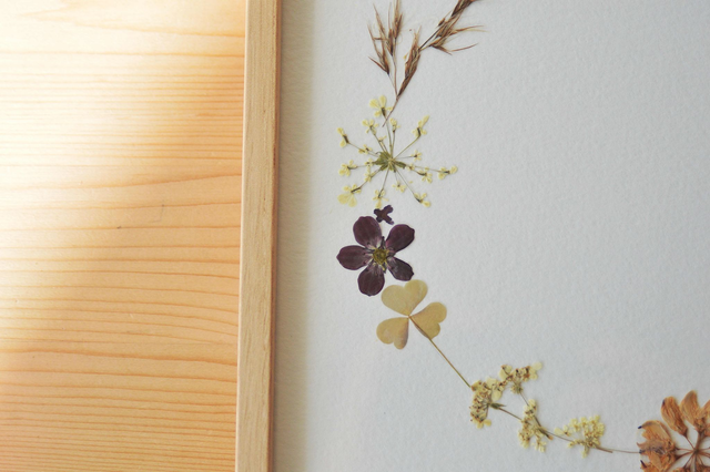 Tableau 18*24 cm - Herbier couronne