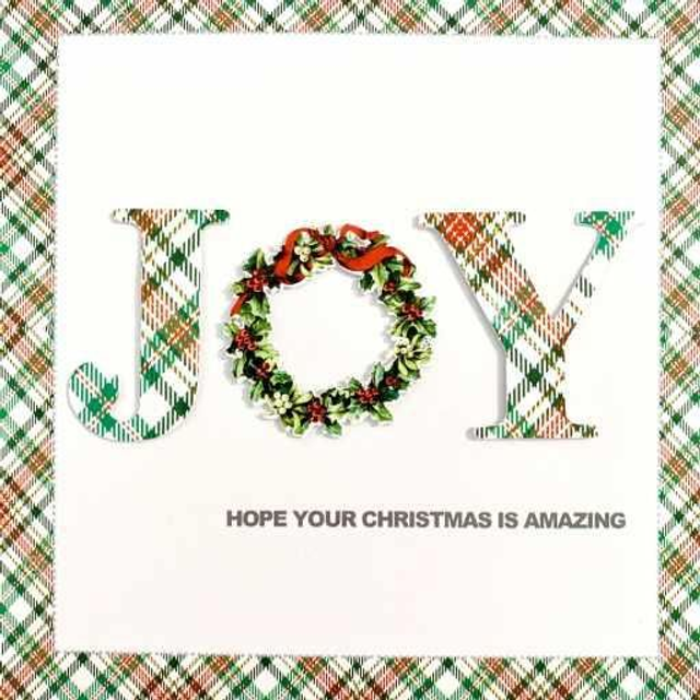 Joy Holly Wreath