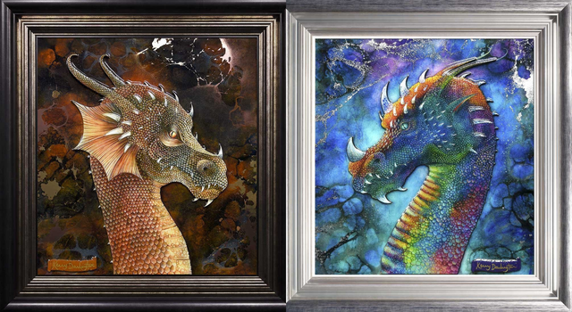 Kerry Darlington &#039;Dragon&#039;s Matching Edition Set&#039; Unique Edition Artwork