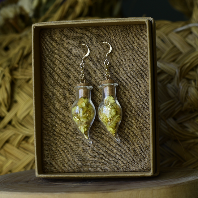 boucles fiole gold hélichryse 