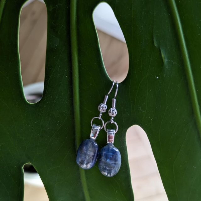 Boucles d'oreilles en Cyanite 🩵