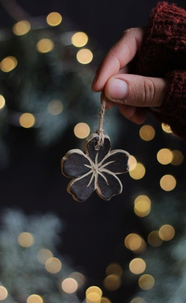 Lot de 3 &quot;fleurs d&#039;hiver&quot; à suspendre