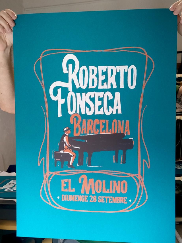 SERIGRAFIA ROBERTO FONSECA AL MOLINO 