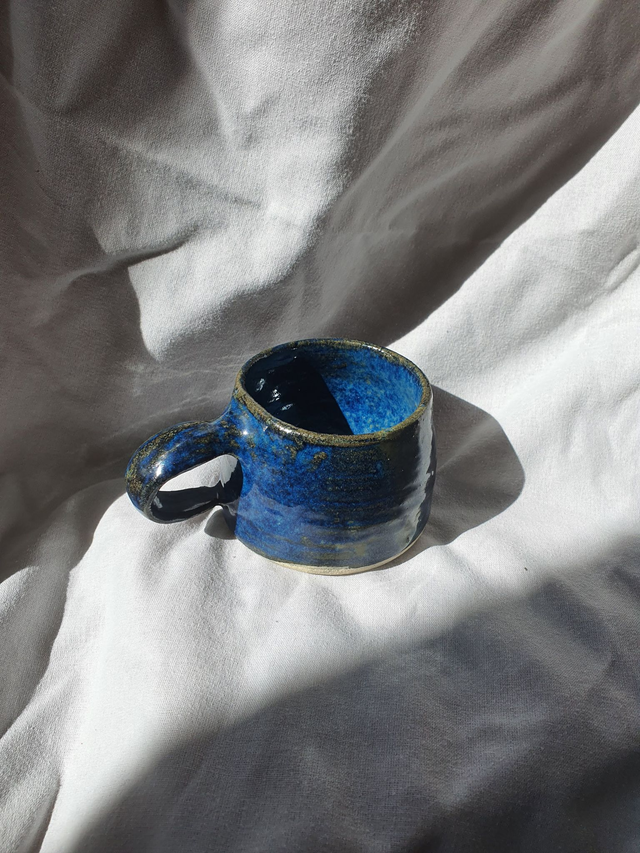 Chun blue ceramic mug