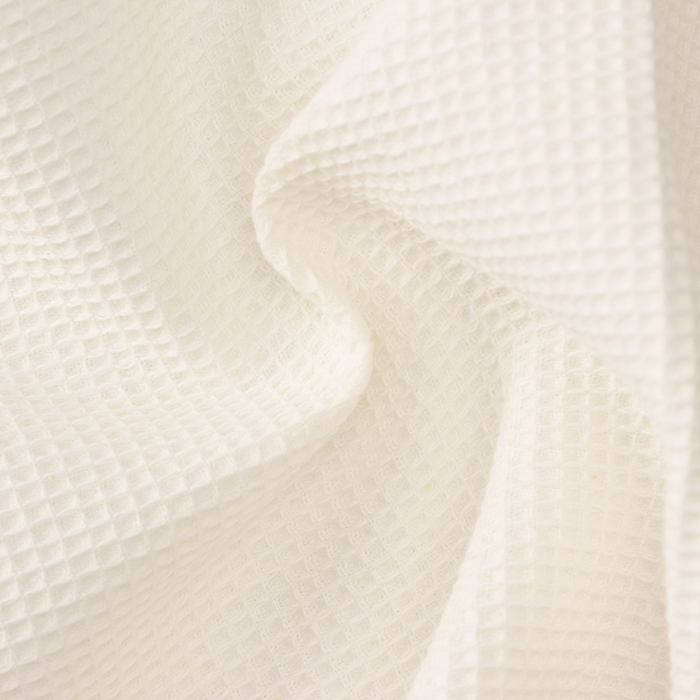 Nid d&#039;abeille puce Blanc cassé