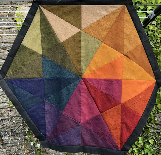 Rainbow Hexagon Cottage Cloth 1