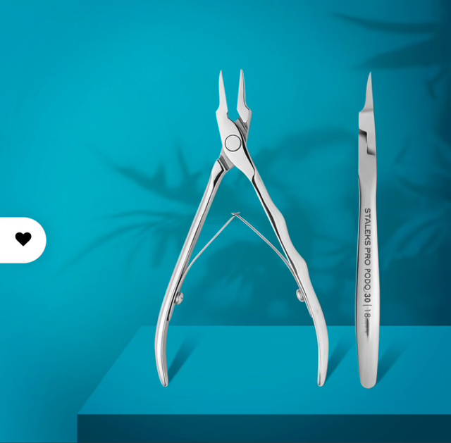 PINCES POUR ONGLE INCARNÉ PODO 30 18mm - STALEKS PRO