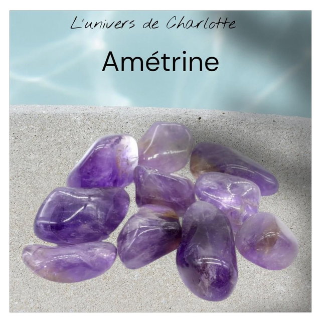 Pierre roulée &quot;Amétrine&quot;