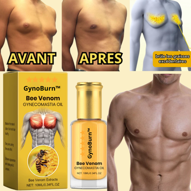 ⭐⭐⭐⭐⭐ GynoBurn™ – Huile Chauffante Amincissante Universelle 💥 Homme &amp; Femme | Poitrine, Hanches &amp; Abdomen | Offres Spéciales Imbattables 🔥
