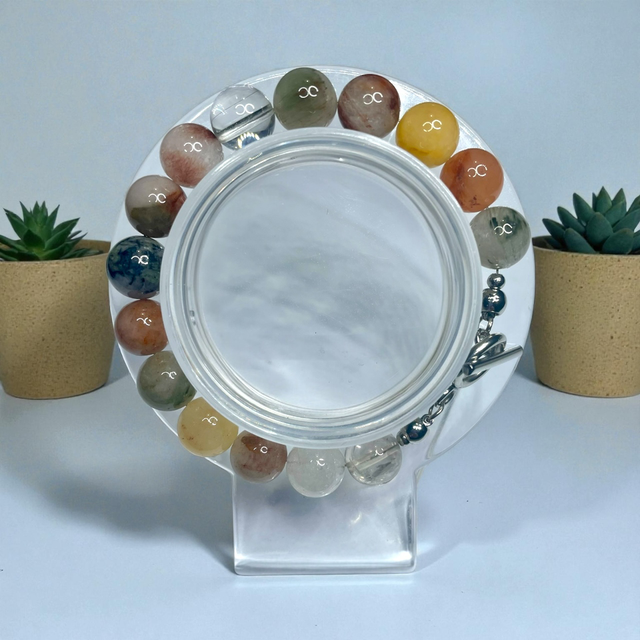 Multicolour quartz bracelet 