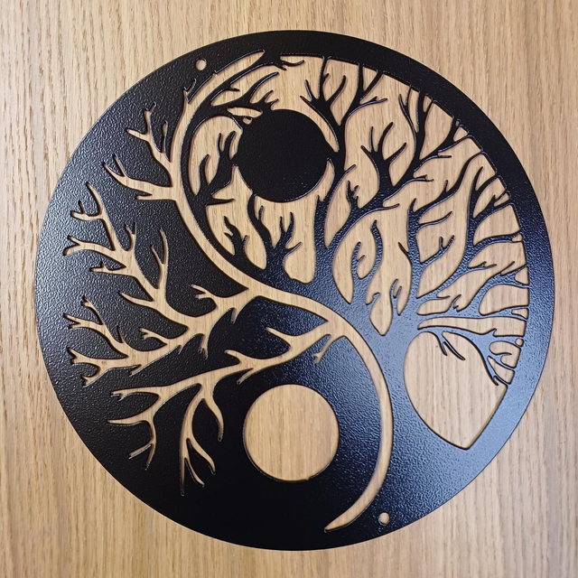 Yin and Yang Tree of Life Plaque