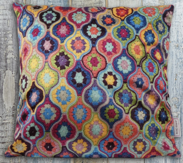 Mystical Lanterns Velvet Cushion/Cover - Janie Crow