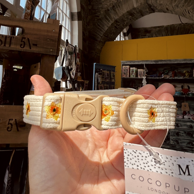 Cocopup London Embroidered Woodland Walkies Collar - Medium