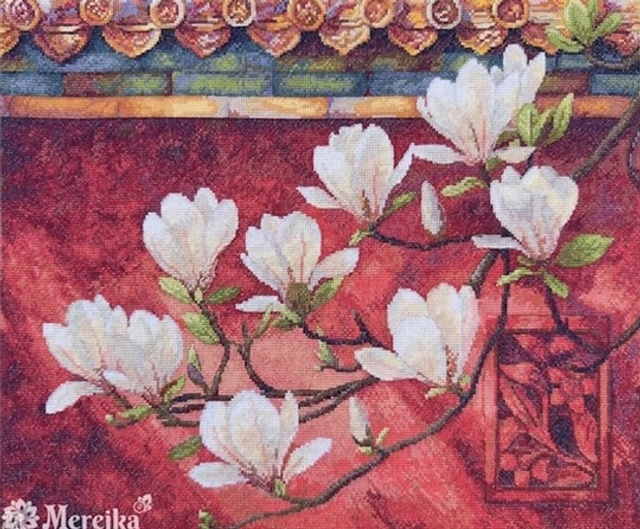 Merejka Magnolia Counted Cross Stitch Kit