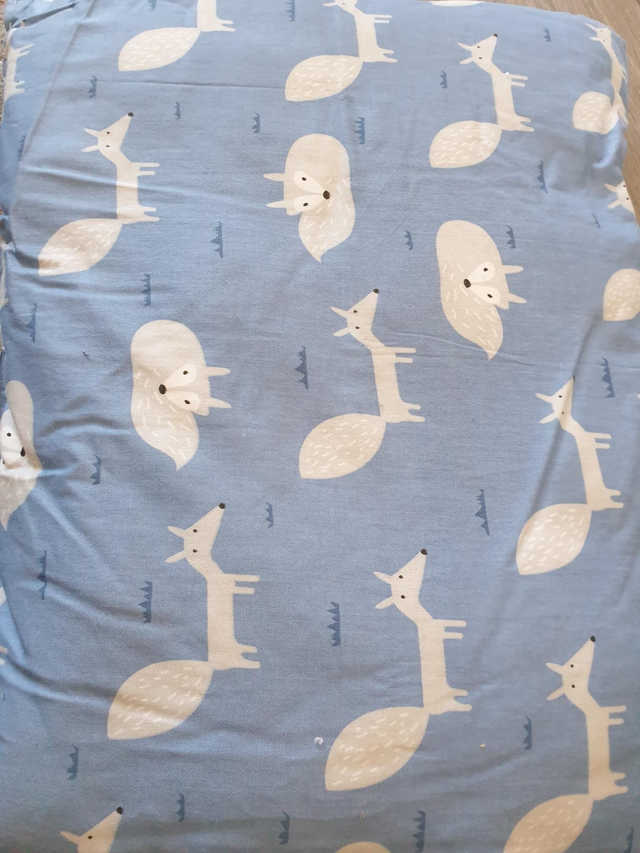 Coussin Renard Recto/verso. Couture fait maison Annoeullin Lille 