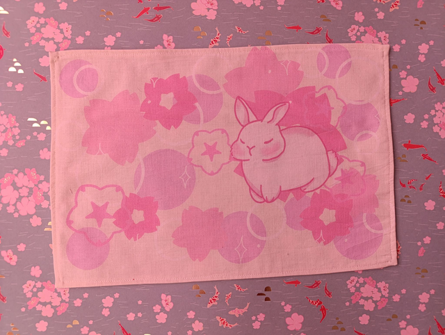 B-Ware Kirschblüten Hase Tischset