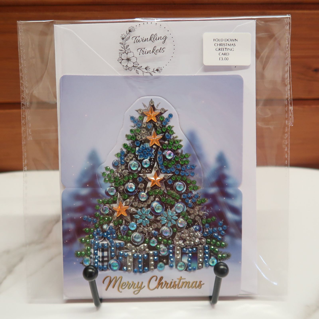Fold Down Christmas Card