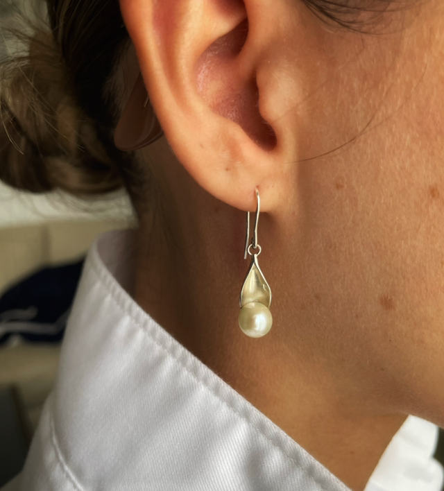 Boucles d'oreilles "Arum" courtes