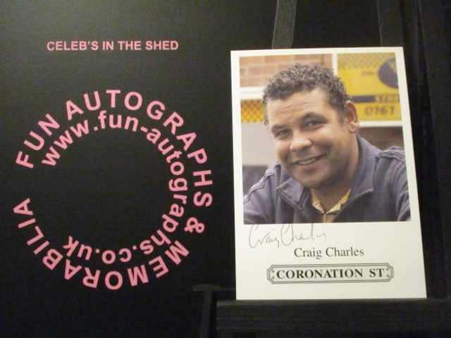 Craig Charles (lloyd Mullaney) Original Coronation Street Pre-Print Cast Card