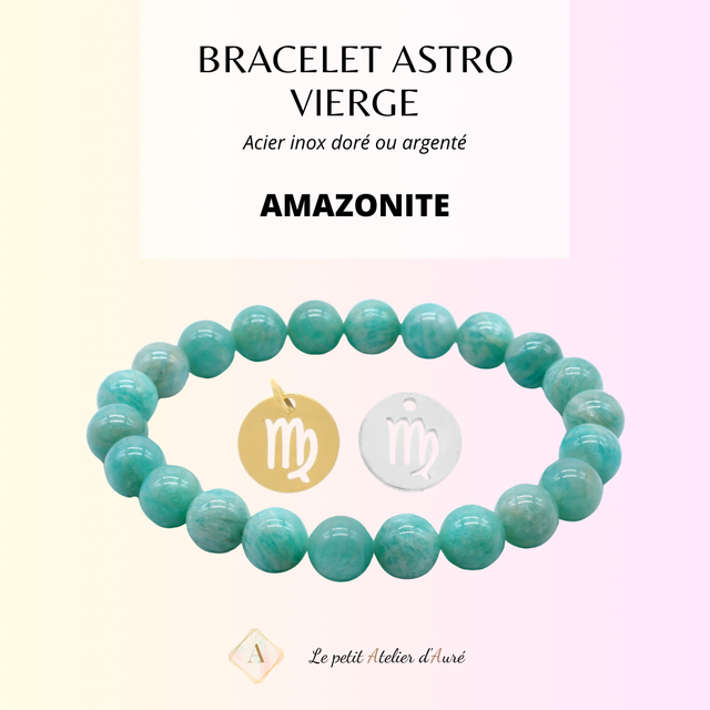 Vierge - Bracelet Astro Amazonite