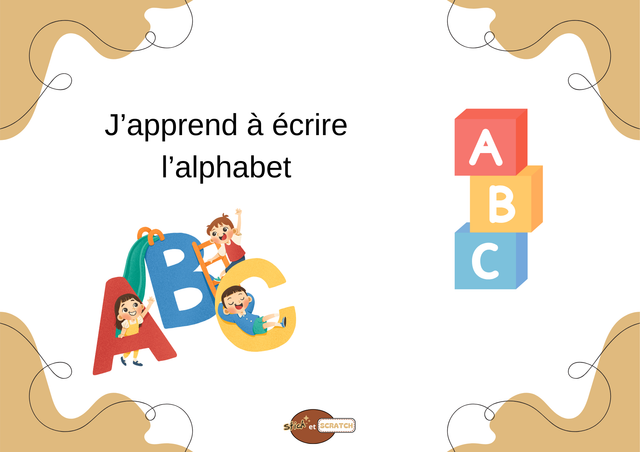 🖍️ Mon livret de l'alphabet -  Ecriture et Lettre à reconnaître
