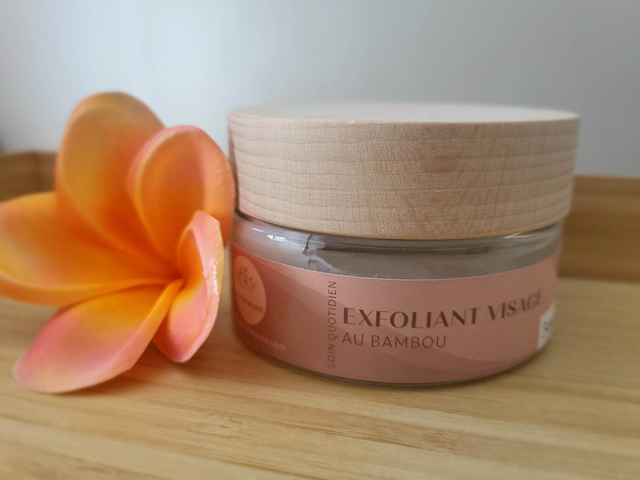 Exfoliant visage au bambou