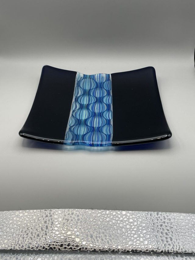 Royal Blue Platter with Optic Band