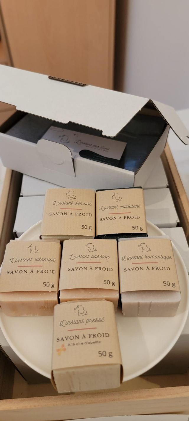 D. COFFRET DÉCOUVERTE SAVONS 6x50g