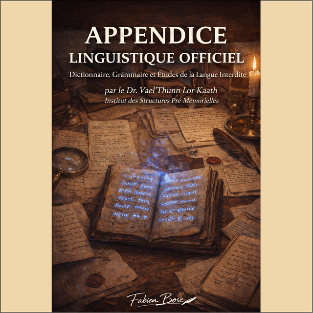 Appendice Linguistique Officiel - Roman de l'univers BOSKAFNIR