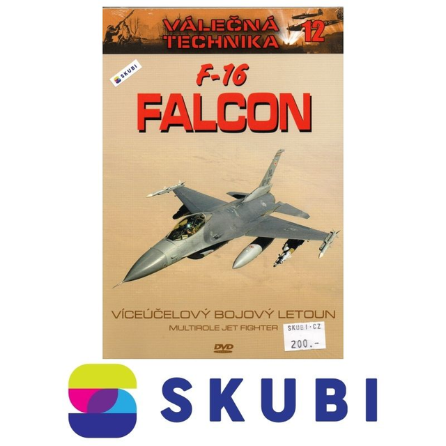 DVD F-16 Falcon víceúčelový bojový letoun - Válečná technika 12
