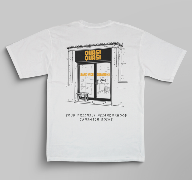 YOUR FRIENDLY NEIGHBORHOOD SANDWICH JOINT TEE - WHITE