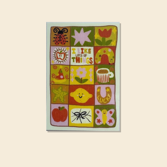 I Like Lots of Things Sticker